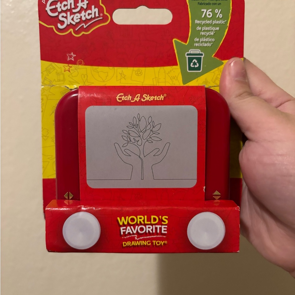 Etch A Sketch Red Drawing Toy